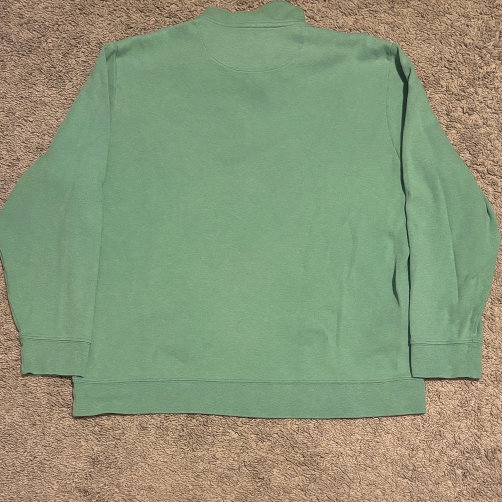 Vineyard Vines Heather Green Quarter-Zip Pullover - Picture 5 of 5